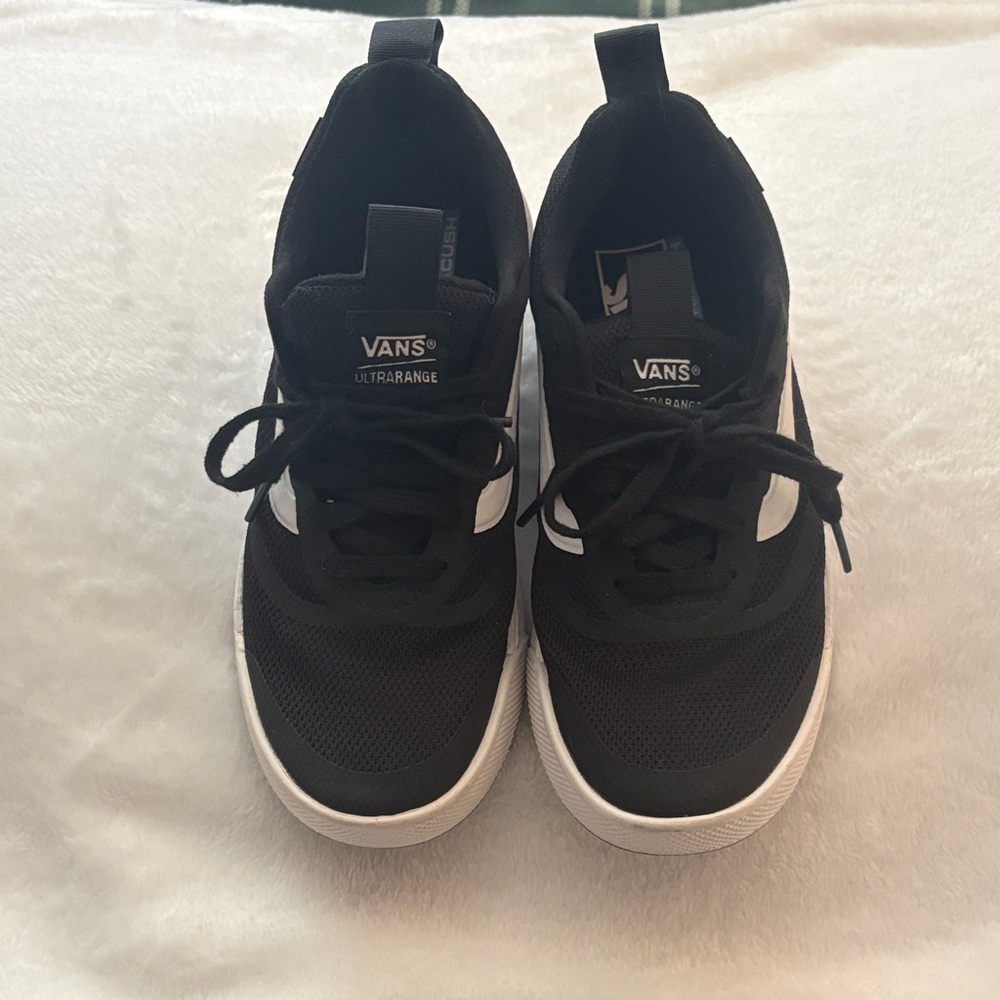 Vans Black & White Ultrarange Lace-Up Sneakers